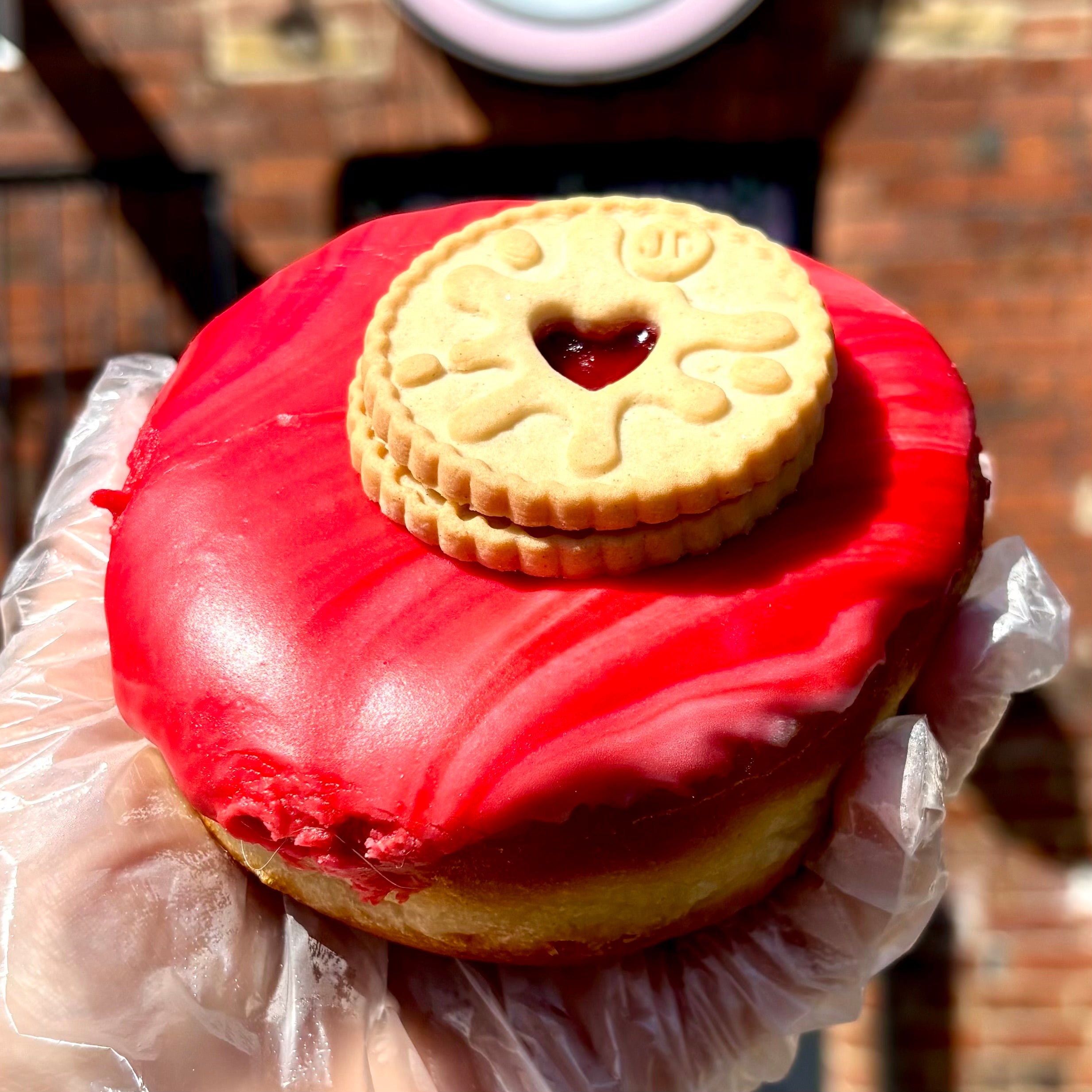 Jammie Dodger Donut - In-Store Only