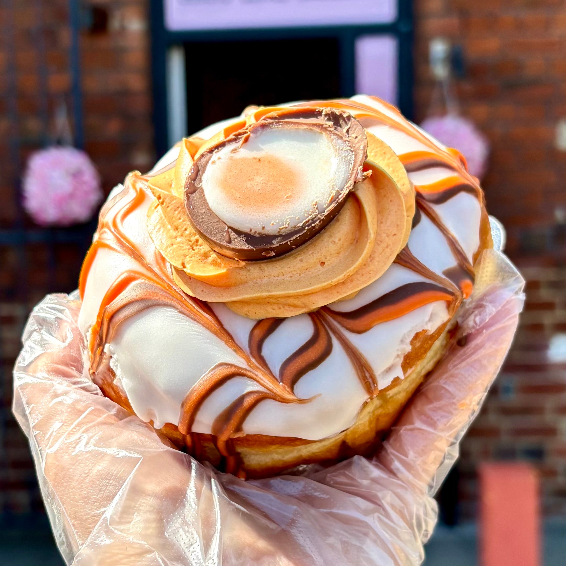 Creme Egg Filled Donut