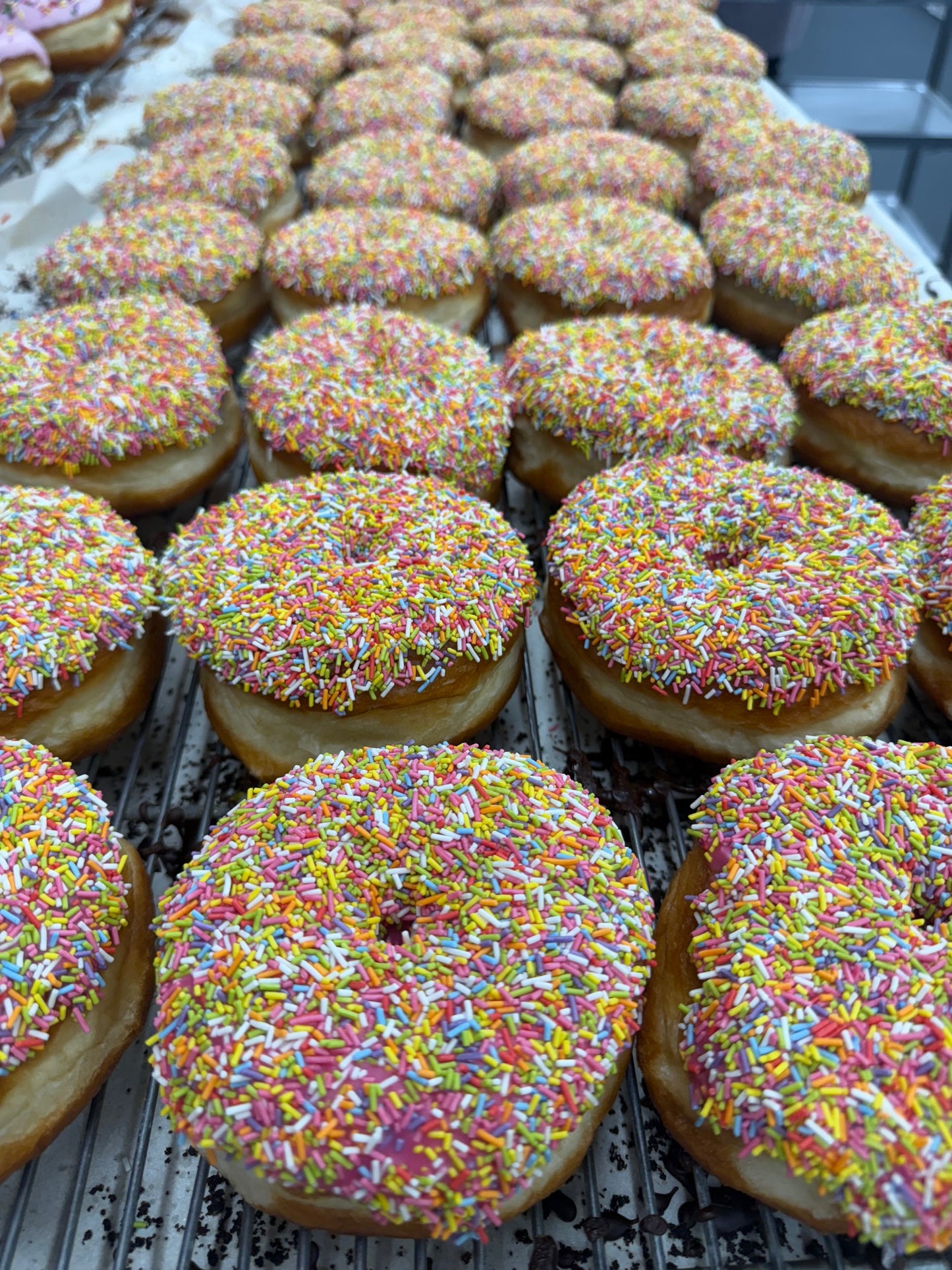 Box of 6 Sprinkles Ring Donuts