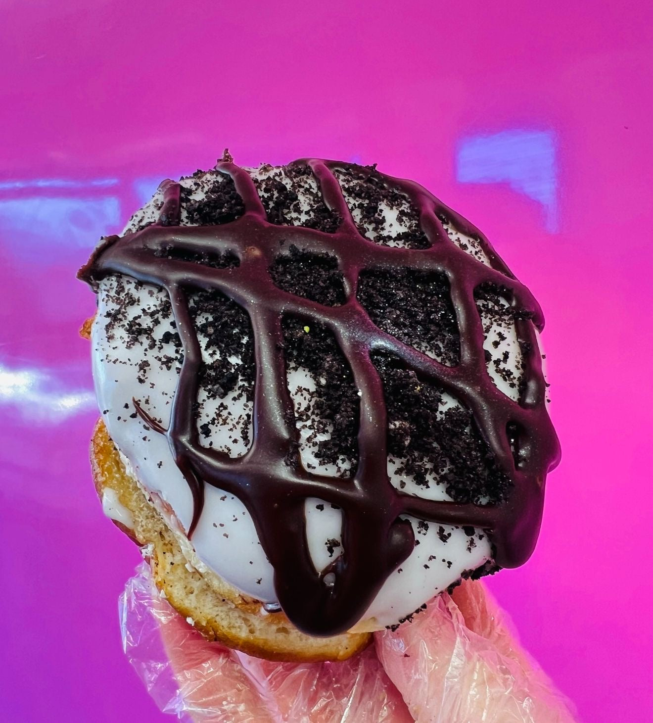 Cookies and Cream Sandwich Donut (Vegan)