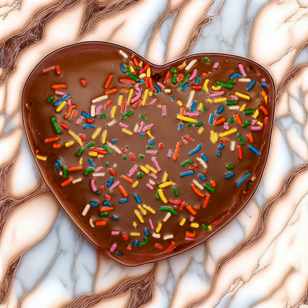 Heart Chocolate Sprinkles Ring - Shipped