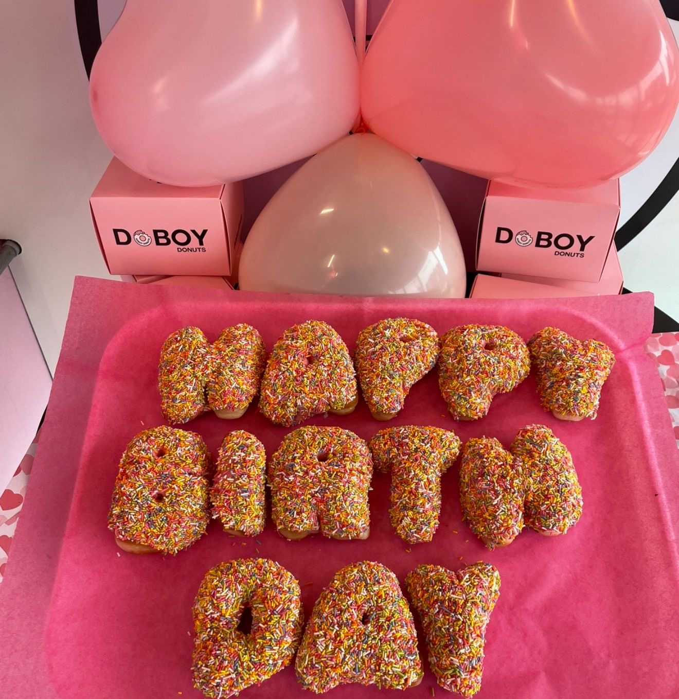 Doboy Letter Donuts (Local Collection Only)