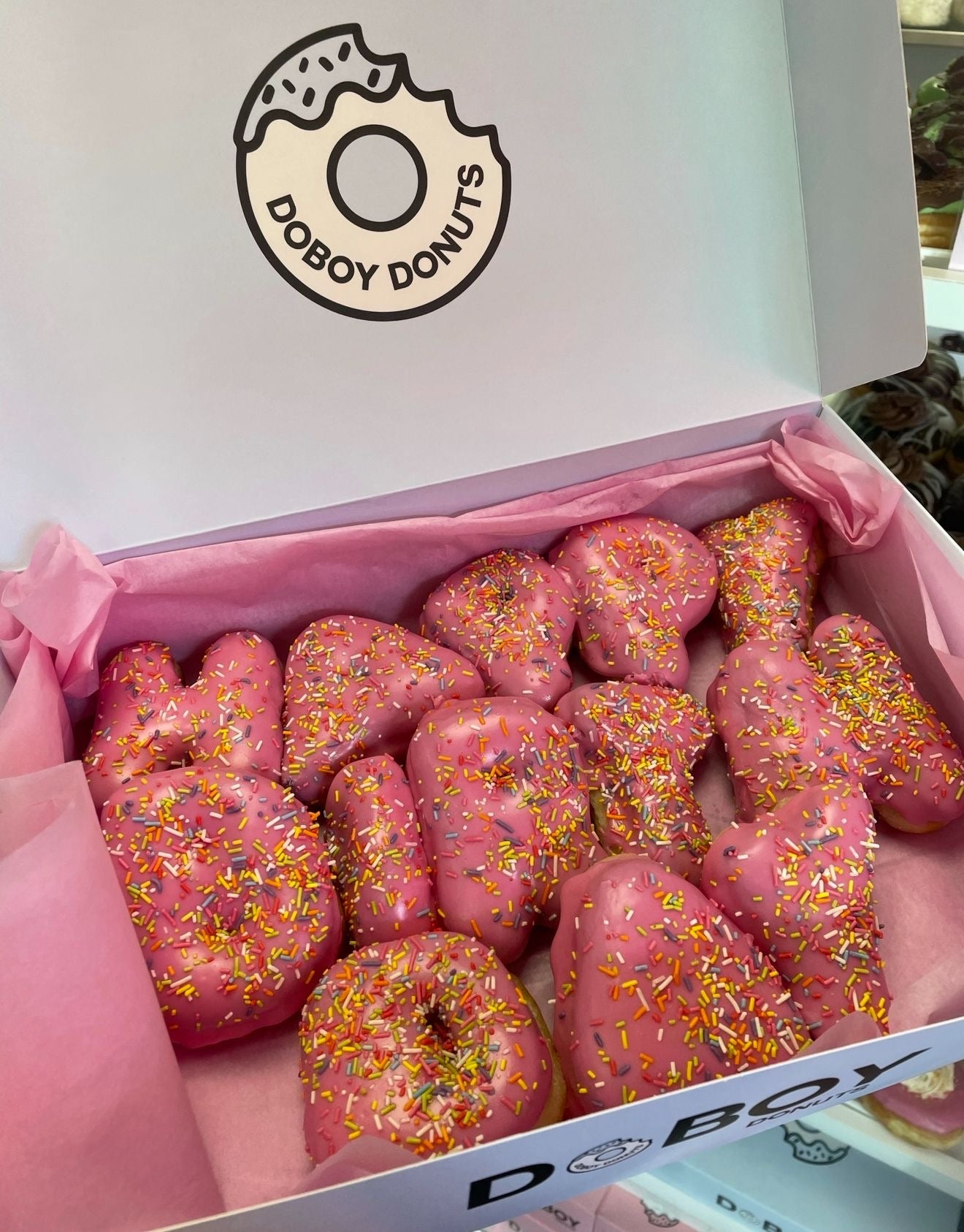 Doboy Letter Donuts (Local Collection Only)