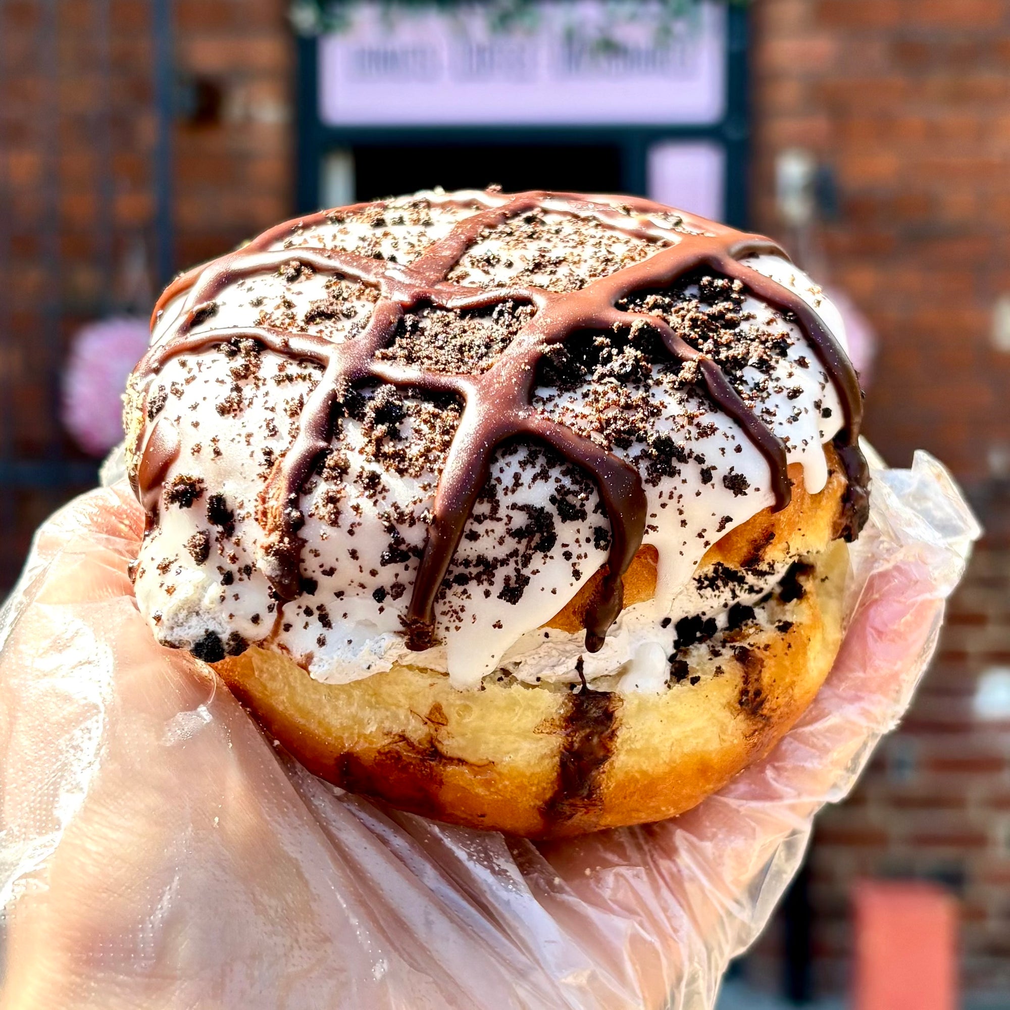 Cookies and Cream Sandwich Donut (Vegan)