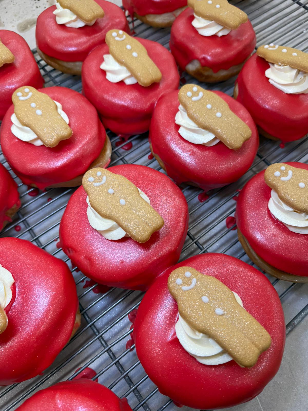 Gingerbread Man Donut
