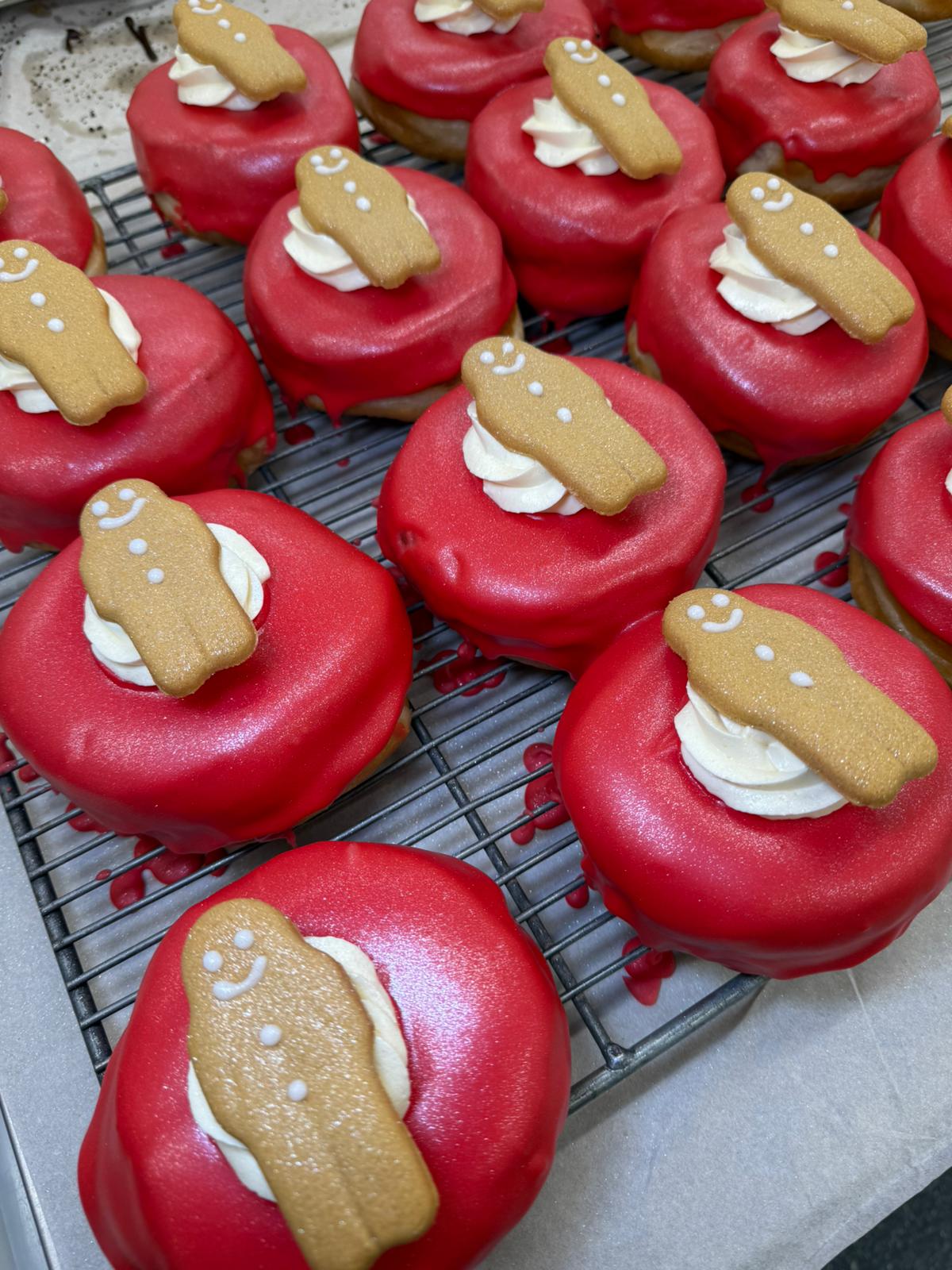 Gingerbread Man Donut