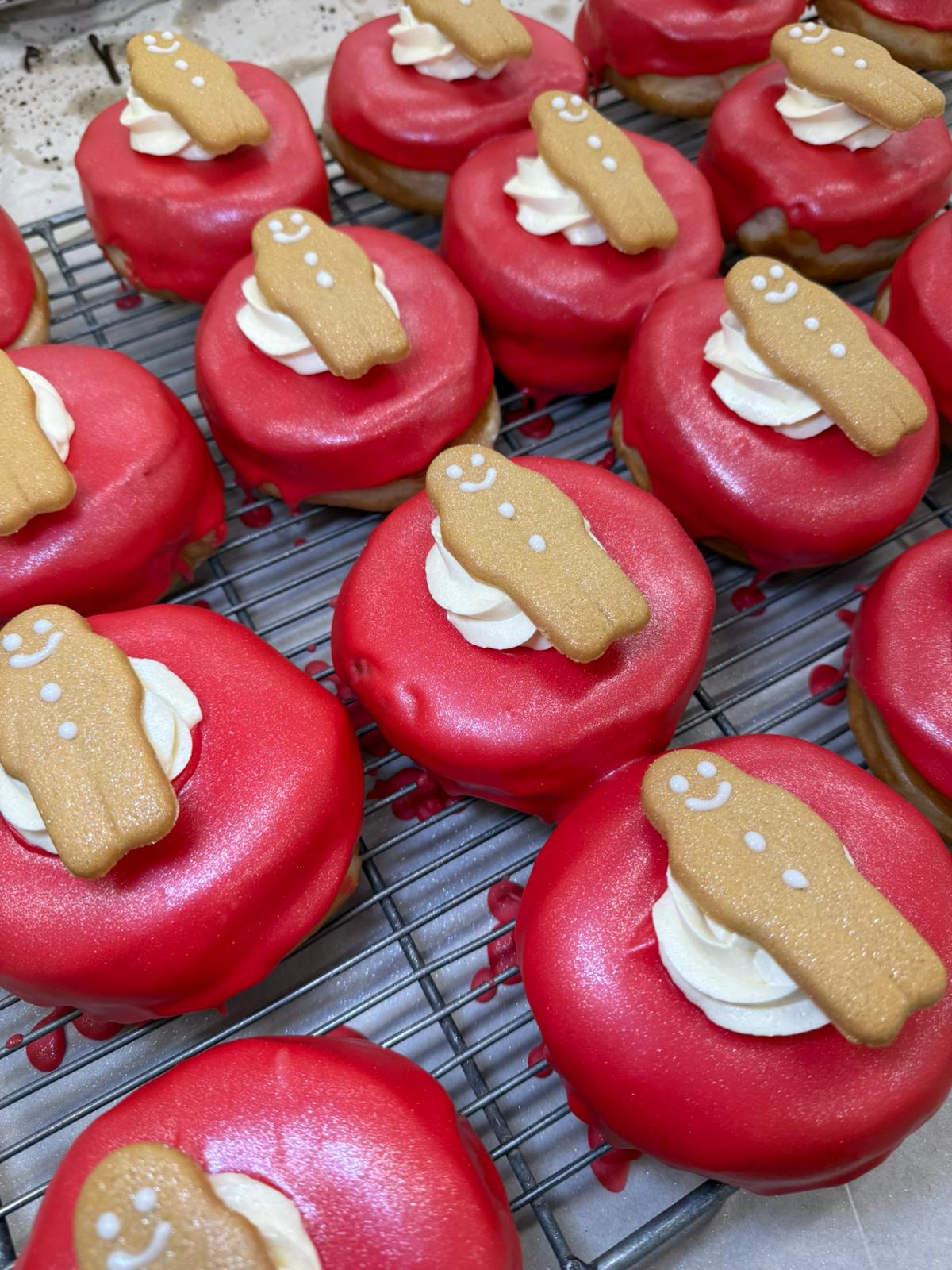 Gingerbread Man Donut