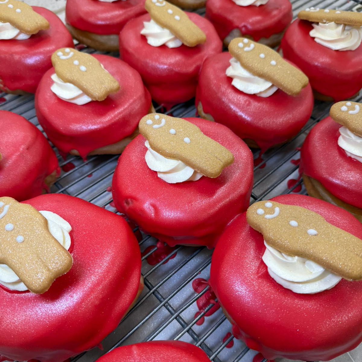 Gingerbread Man Donut