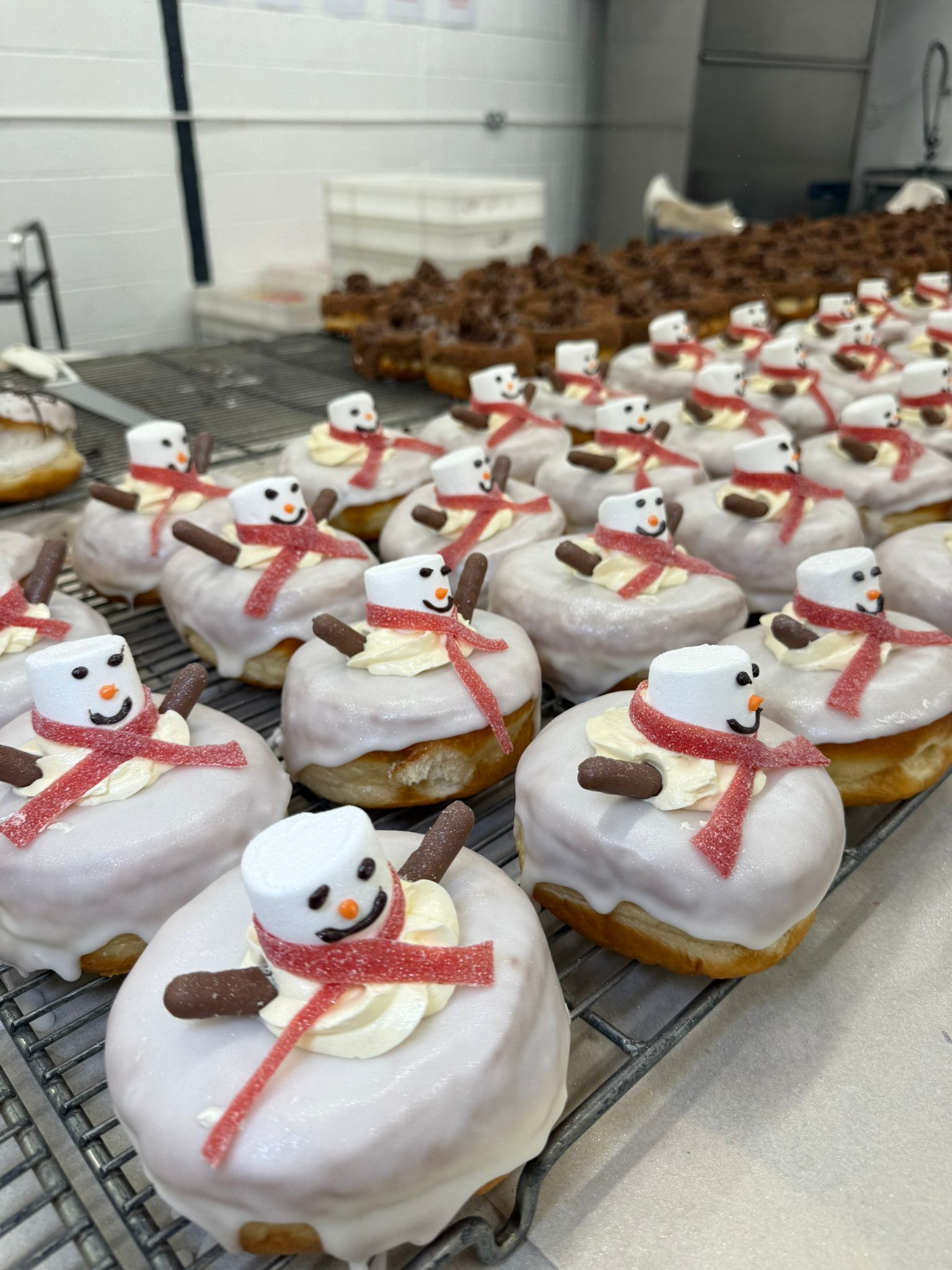 Snowman Donut