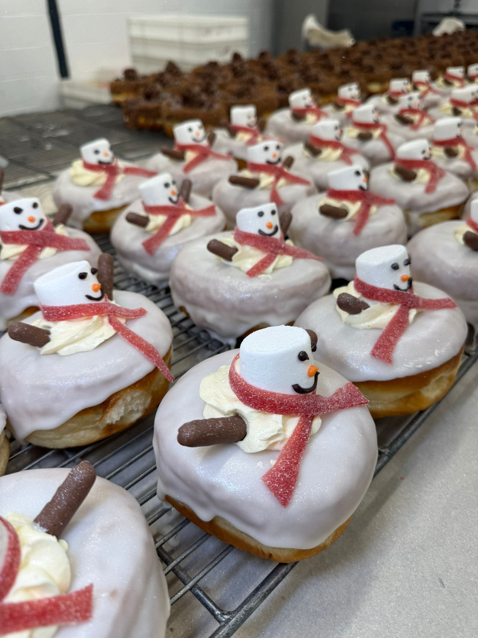 Snowman Donut