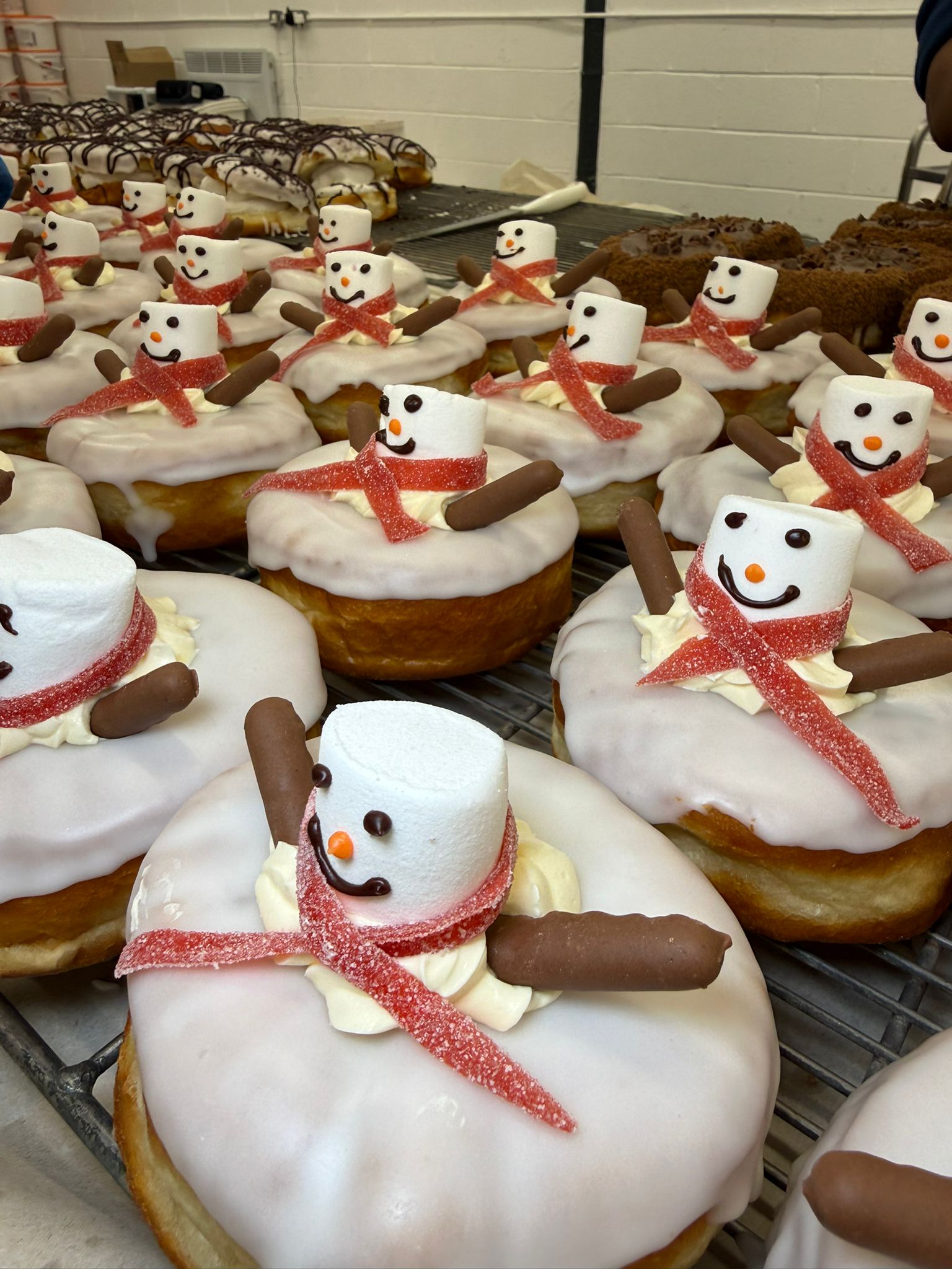 Snowman Donut
