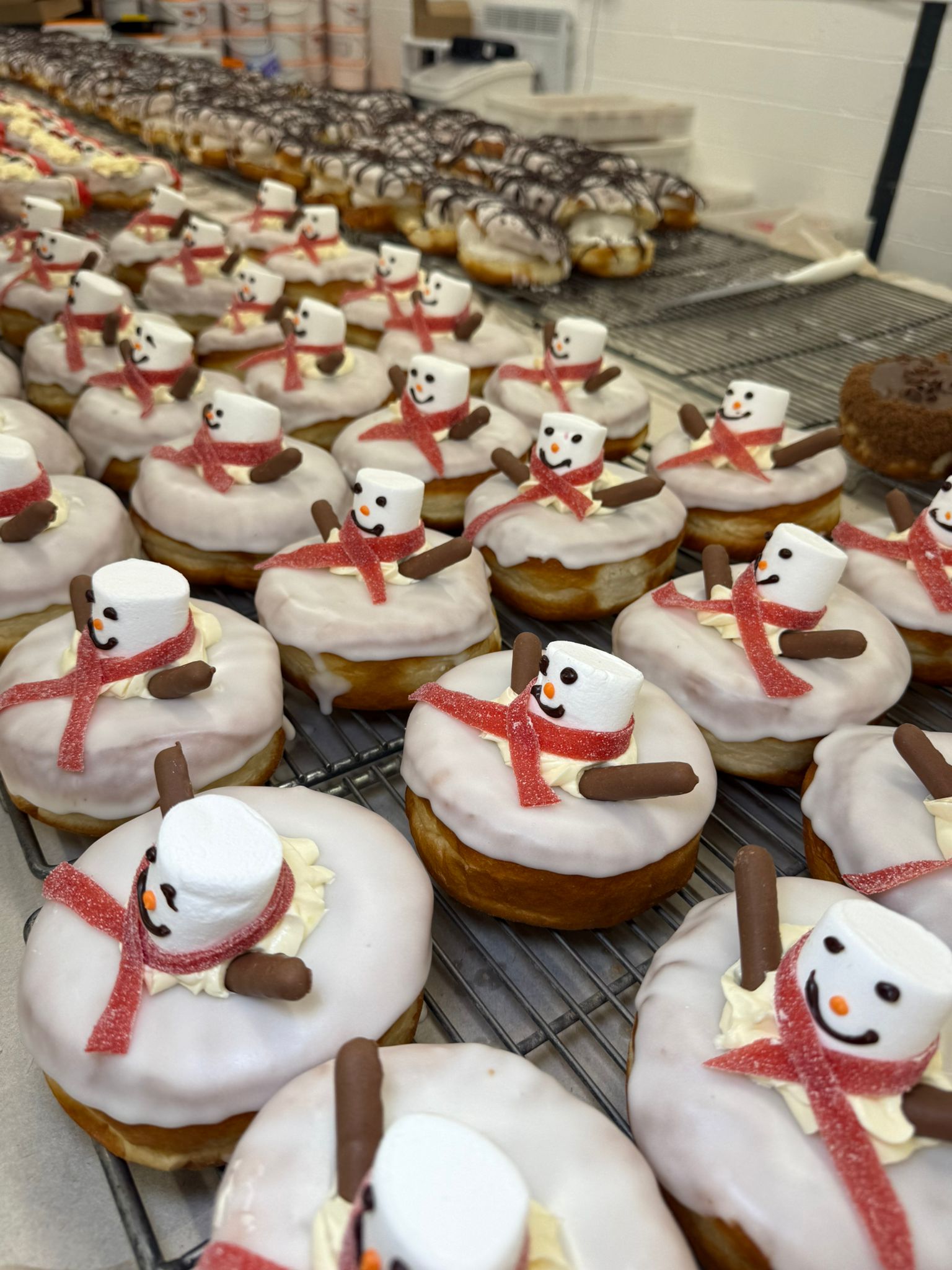 Snowman Donut