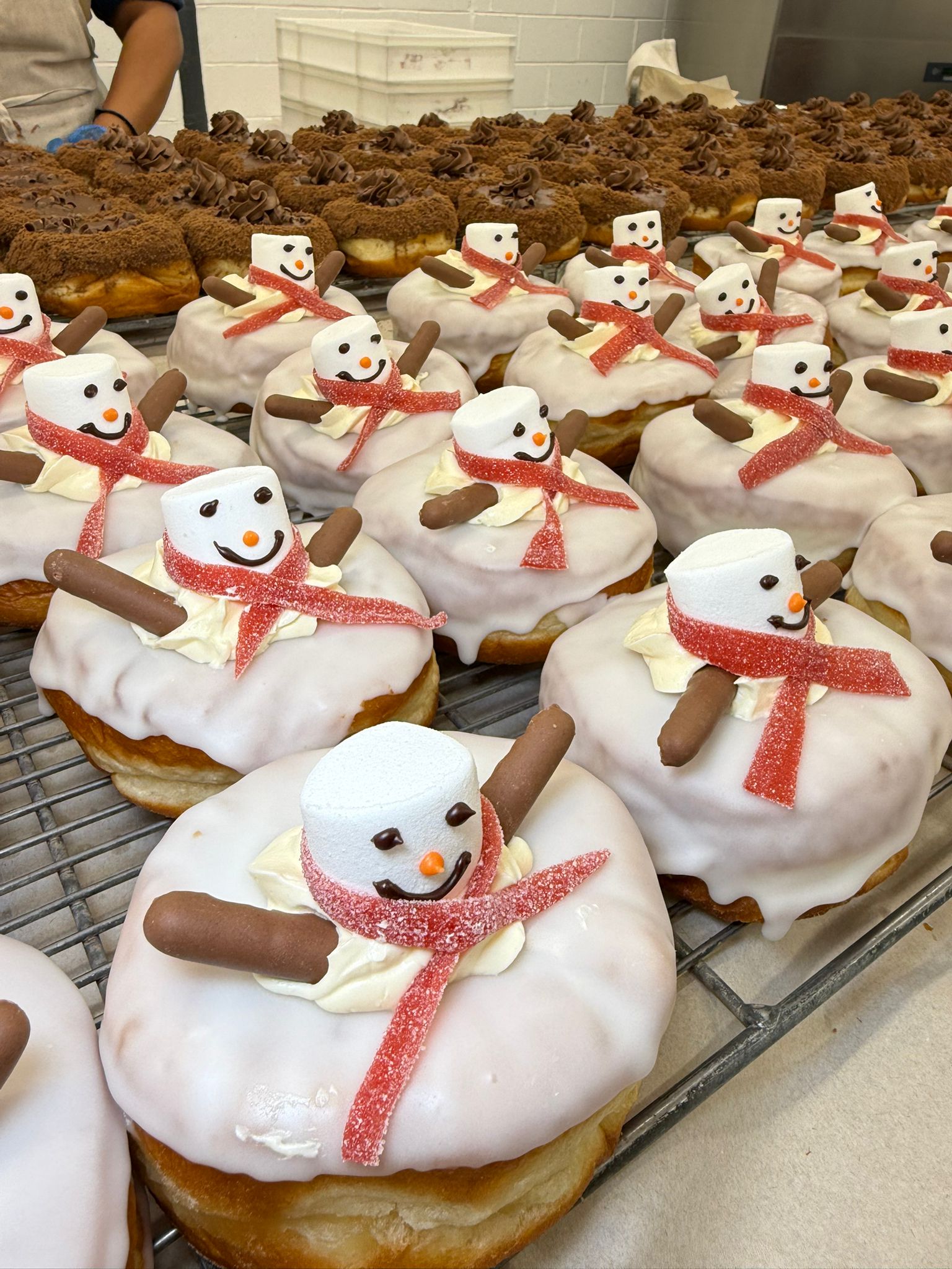 Snowman Donut
