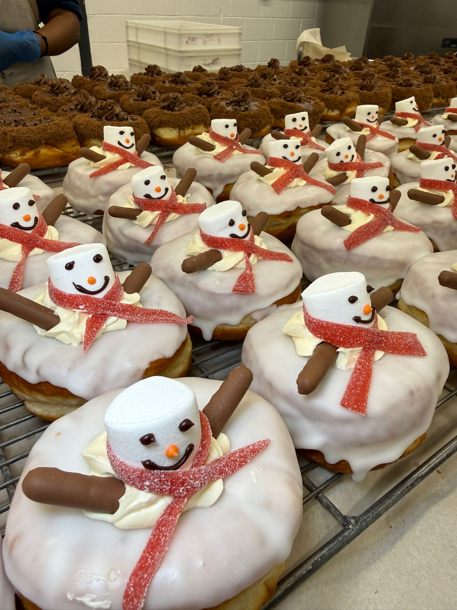 Snowman Donut