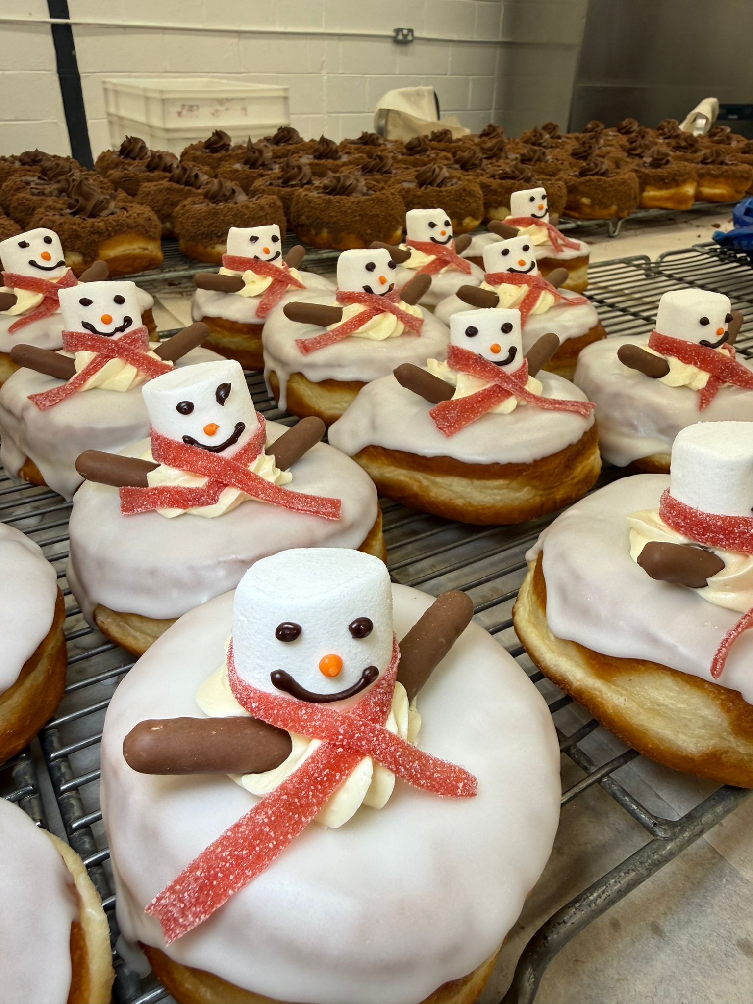 Snowman Donut