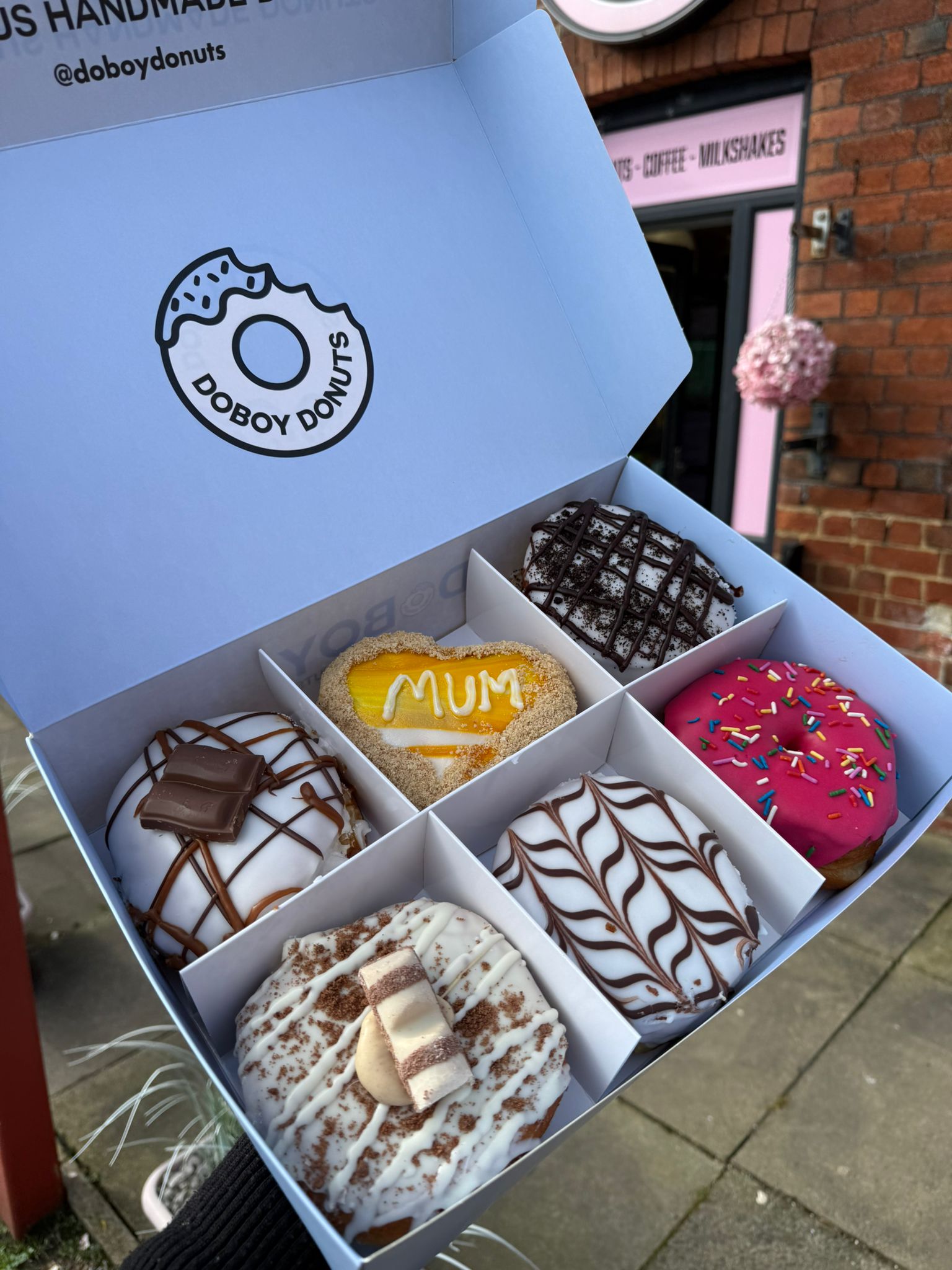 Box of 6 Mother's Day Edition Handmade Donuts