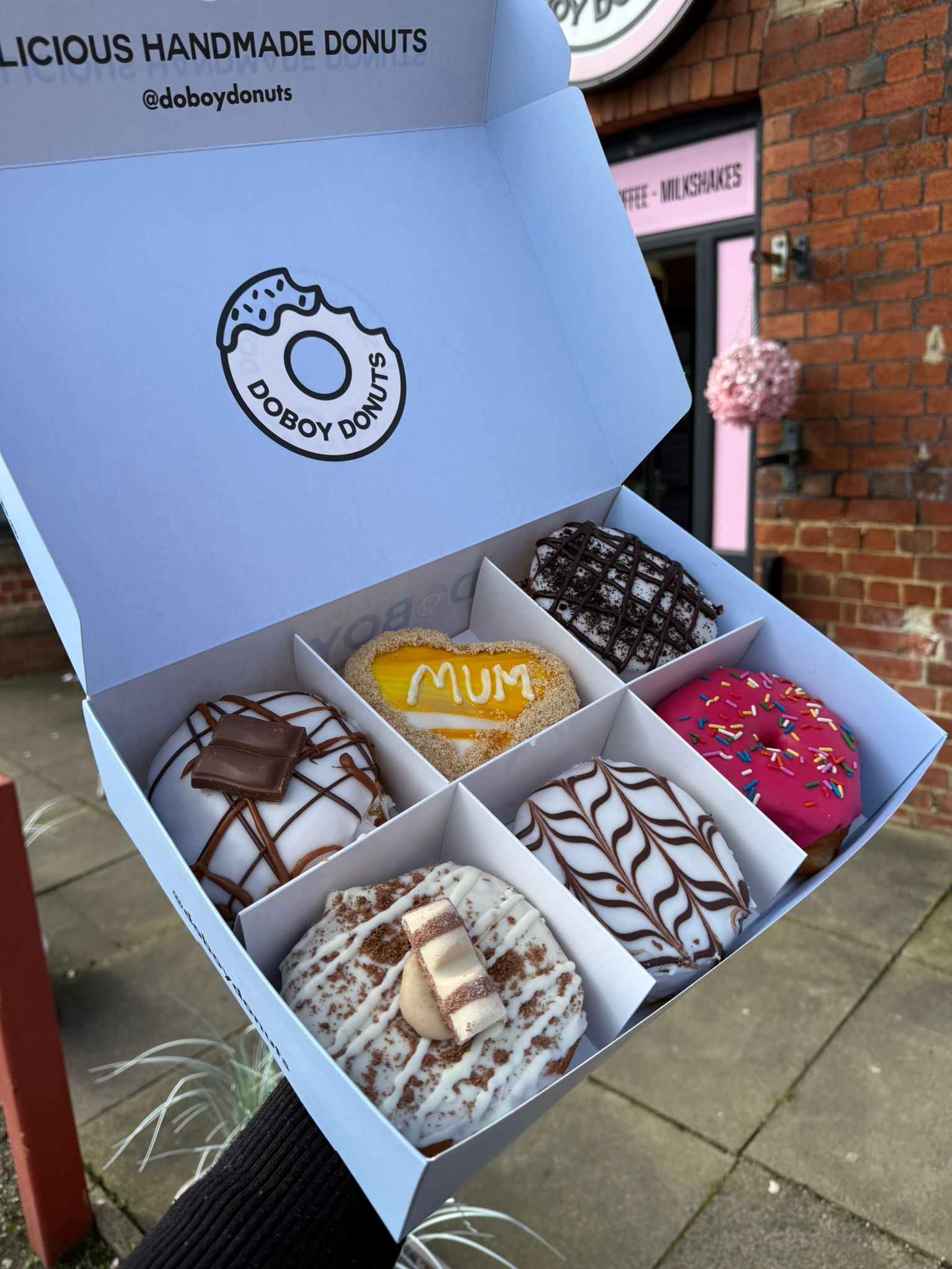 Box of 6 Mother's Day Edition Handmade Donuts