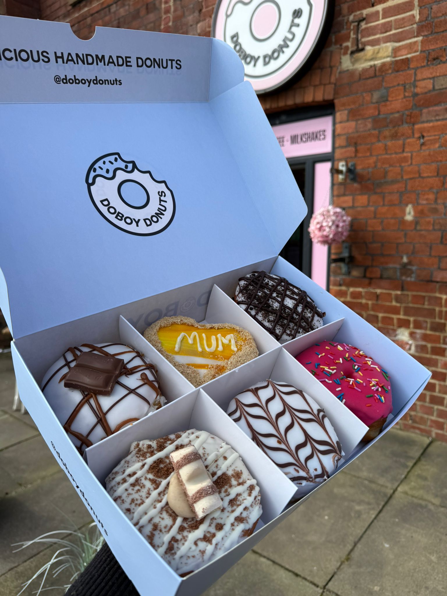 Box of 6 Mother's Day Edition Handmade Donuts