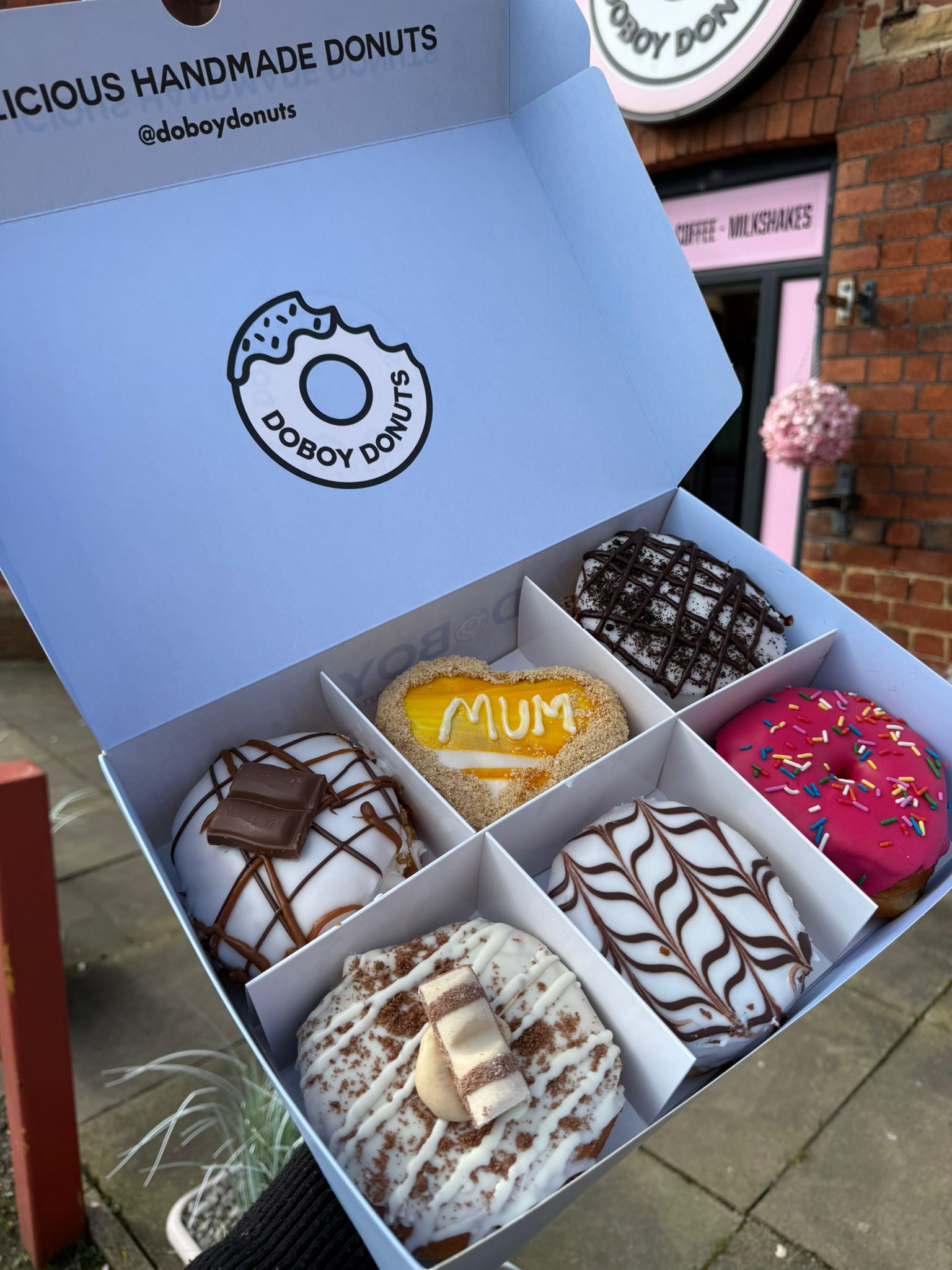 Box of 6 Mother's Day Edition Handmade Donuts
