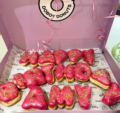 Doboy Letter Donuts (Local Collection Only)