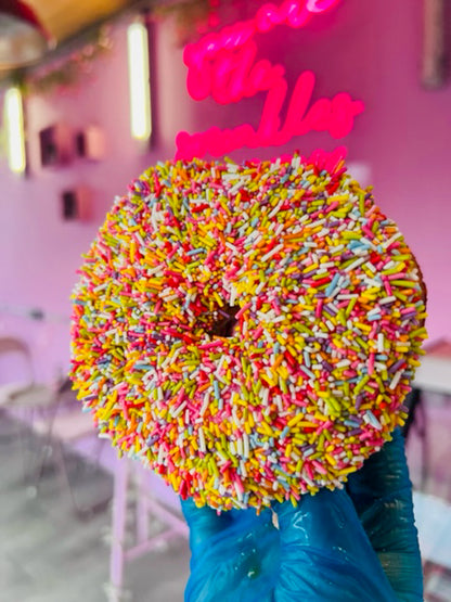 Heart Sprinkles Ring Donut - In-Store Only