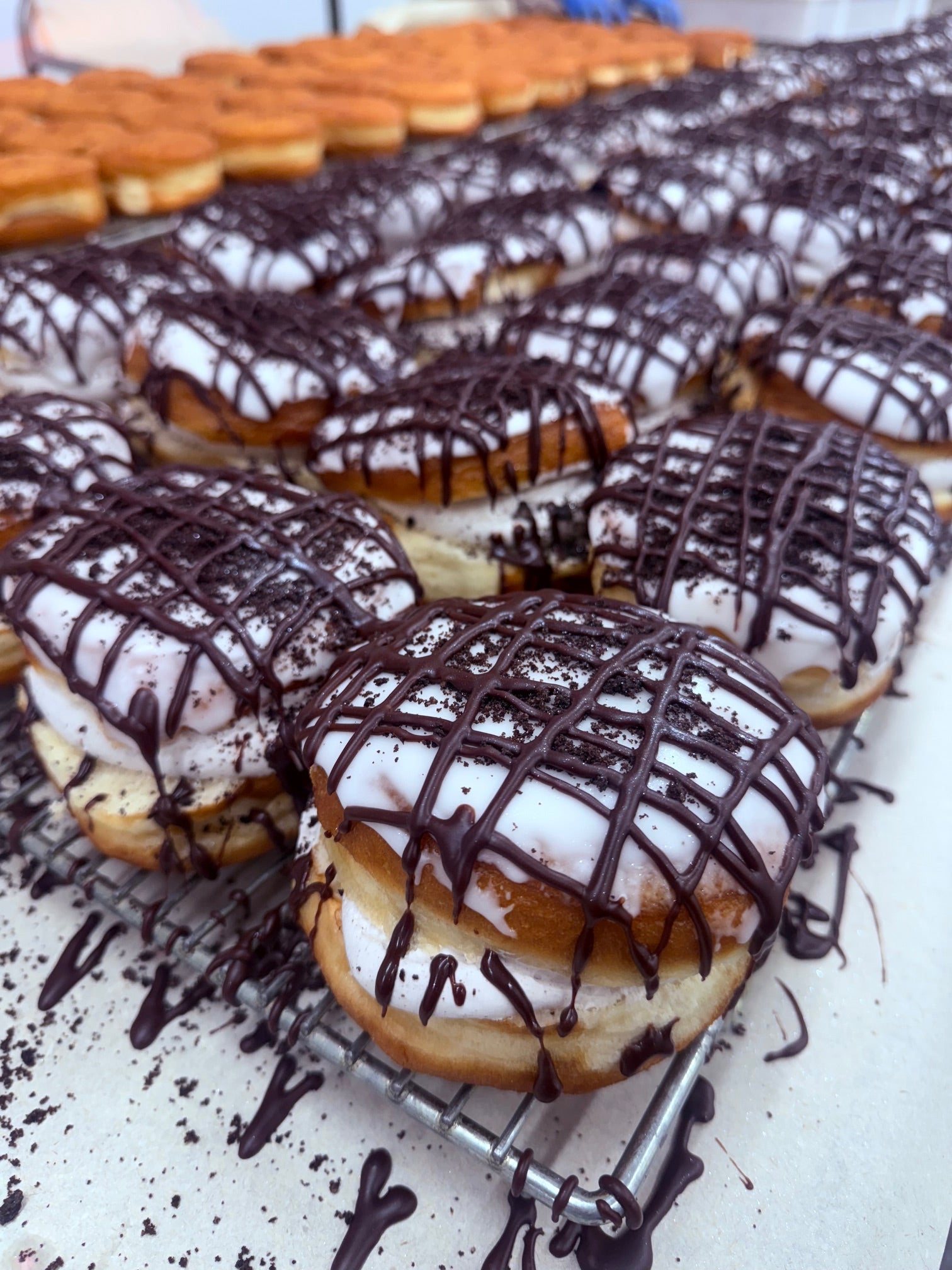 Cookies and Cream Sandwich Donut (Vegan)