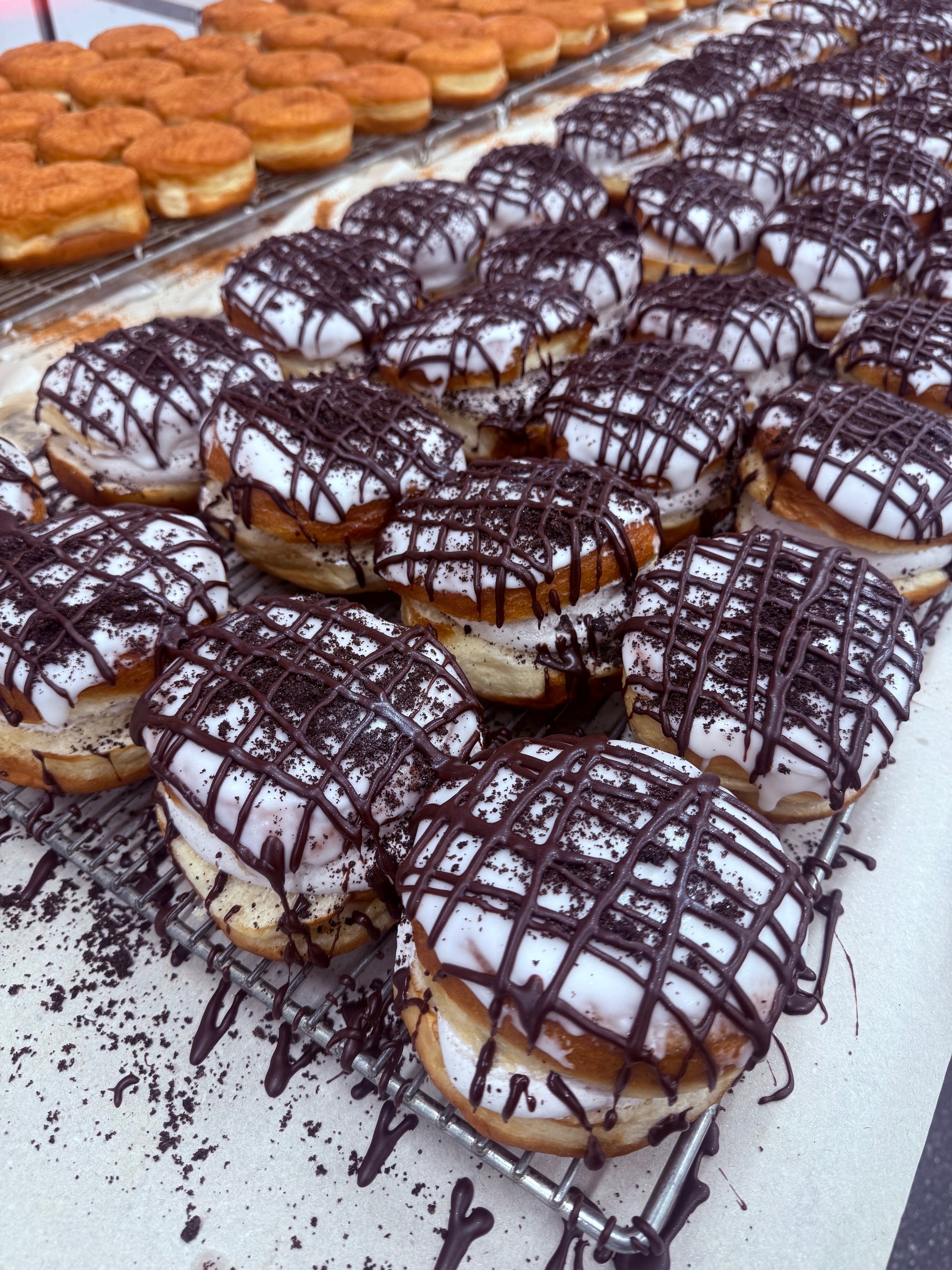 Cookies and Cream Sandwich Donut (Vegan)