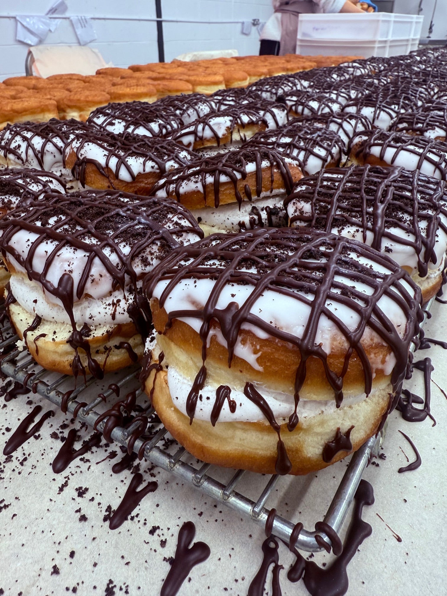 Cookies and Cream Sandwich Donut (Vegan)