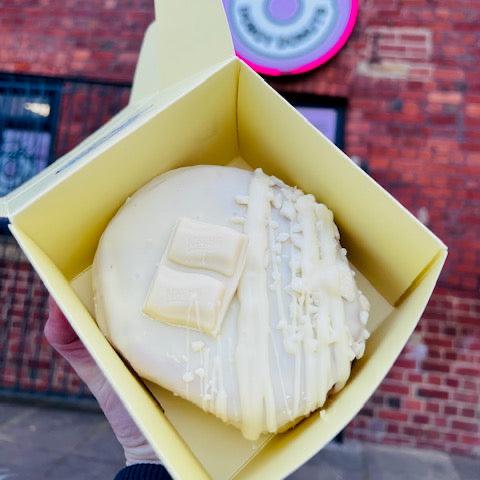 Milky Bar Lover Filled Donut (Vegetarian)